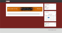 Desktop Screenshot of moodle.kingstoncityschools.org