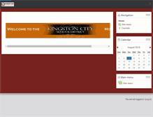 Tablet Screenshot of moodle.kingstoncityschools.org
